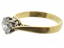 18ct Gold & Diamond Solitaire Ring