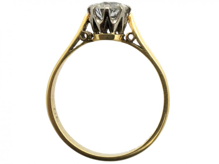 18ct Gold & Diamond Solitaire Ring