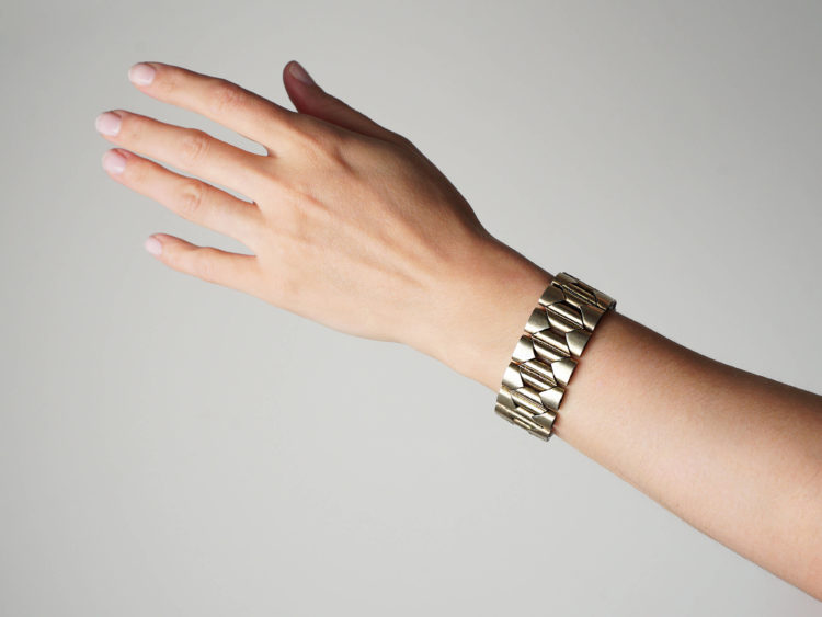 Pair of Victorian Silver Gilt Bracelets