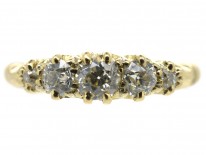 18ct Gold Victorian Five Stone Diamond Ring