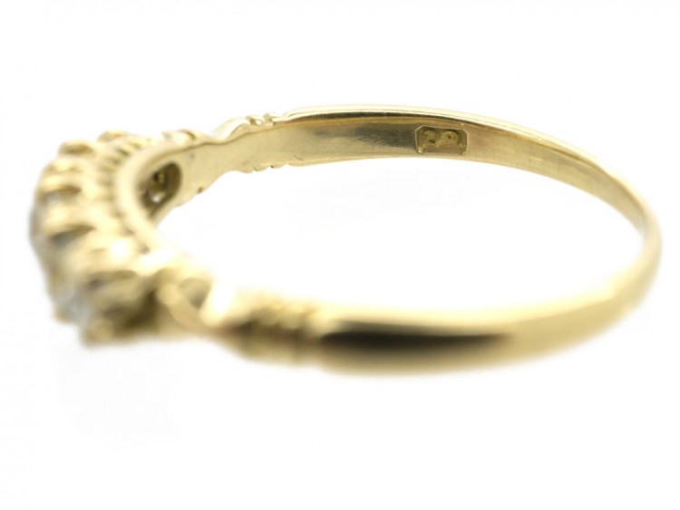 18ct Gold Victorian Five Stone Diamond Ring