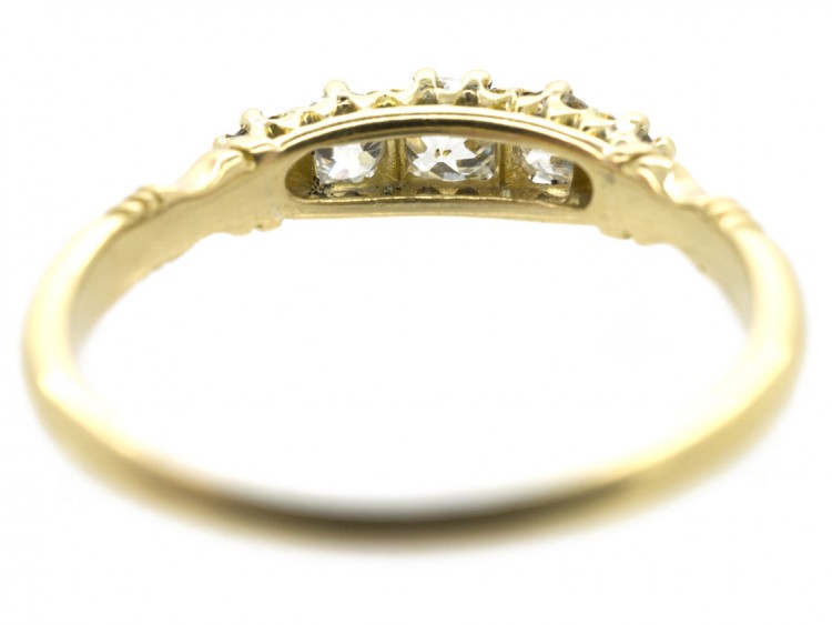 18ct Gold Victorian Five Stone Diamond Ring
