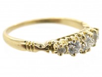 18ct Gold Victorian Five Stone Diamond Ring