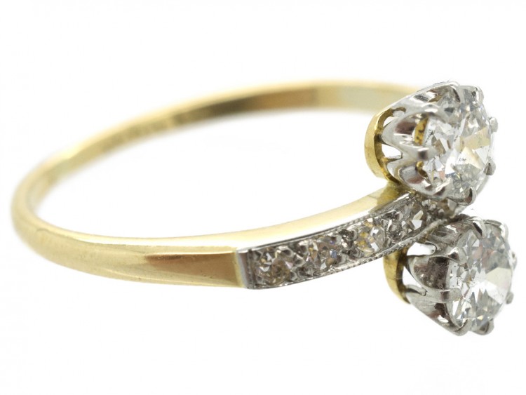 Edwardian Two Stone Diamond Ring