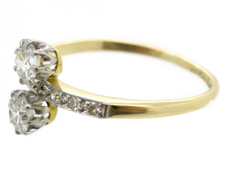 Edwardian Two Stone Diamond Ring