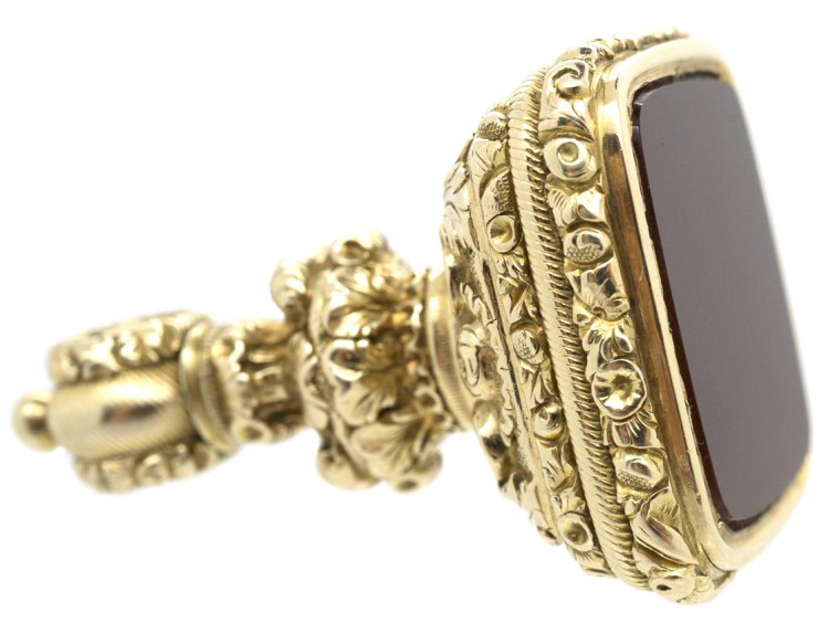 18ct Georgian Gold & Carnelian Seal