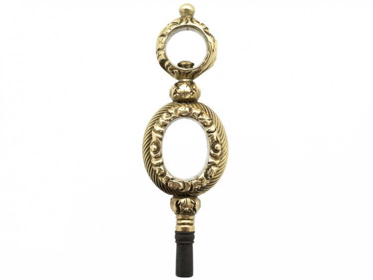 Georgian Gold Cased Watch Key