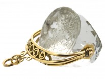 18ct Victorian Gold & Rock Crystal Masonic Swivel Seal