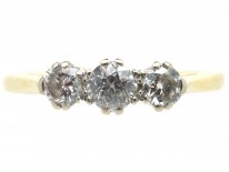18ct Gold Diamond Three Stone Ring