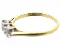 18ct Gold Diamond Three Stone Ring