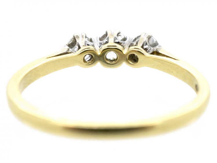 18ct Gold Diamond Three Stone Ring