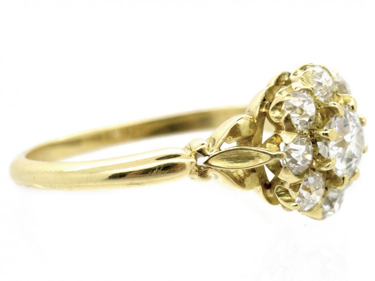 18ct Gold Diamond Cluster Ring