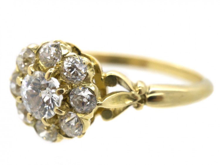 18ct Gold Diamond Cluster Ring