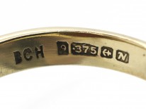 9ct Gold & Carnelian Intaglio of a Crest Signet Ring