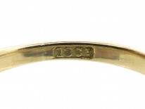 9ct Gold & Carnelian Intaglio of a Crest Signet Ring