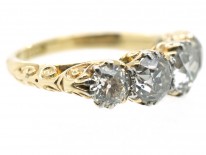 Victorian 18ct Gold Five Stone Diamond Ring