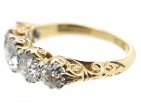 Victorian 18ct Gold Five Stone Diamond Ring