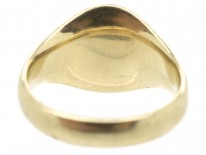 9ct Gold Plain Signet Ring