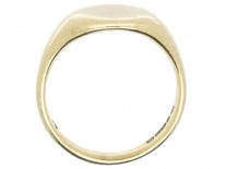 9ct Gold Plain Signet Ring