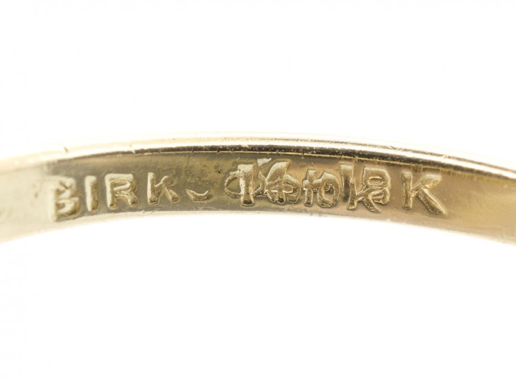 18ct Gold Citrine & Diamond Ring by Birks of Canada