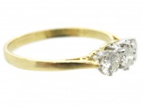 18ct Gold Three Stone Diamond Ring