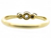 Edwardian 18ct Gold & Diamond Three Stone Ring