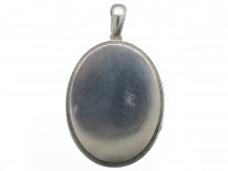 Victorian Aesthetic Period Silver & Gold Overlay Locket