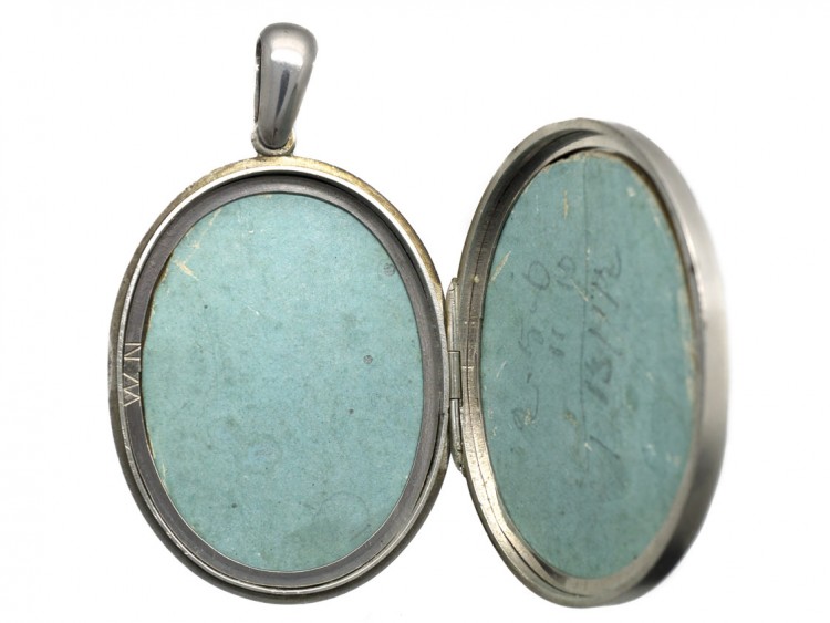 Victorian Aesthetic Period Silver & Gold Overlay Locket