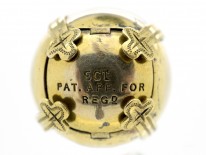Edwardian Masonic 9ct Gold & Silver Ball Opening Pendant