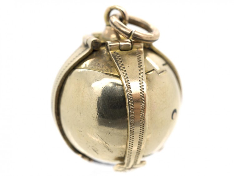 Masonic 9ct Gold & Silver Opening Pendant