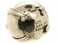 Masonic 9ct Gold & Silver Opening Pendant