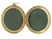 Edwardian 9ct Gold Round Locket