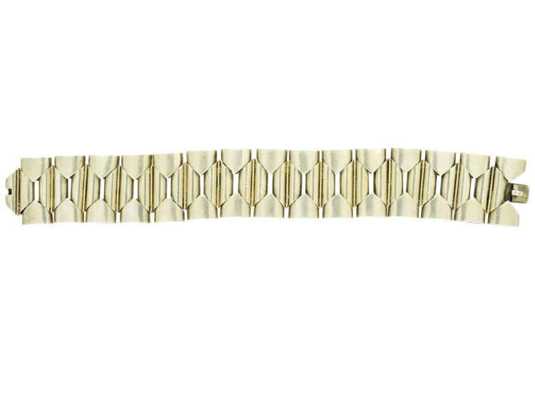 Pair of Victorian Silver Gilt Bracelets