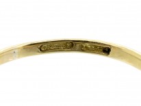 Art Deco Diamond Set Target Ring