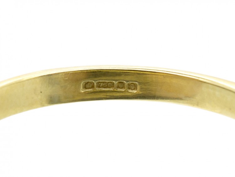 18ct Gold Sapphire & Diamond Ring by Cropp & Farr