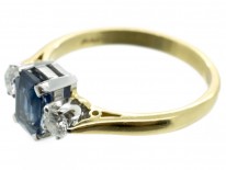 18ct Gold Sapphire & Diamond Ring by Cropp & Farr
