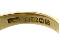 18ct Gold Early Victorian Carnelian Signet Ring with Carved Eagle Intaglio