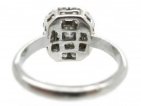 Platinum & Diamond Rectangular Ring