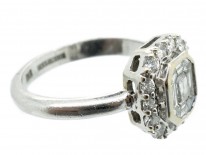 Platinum & Diamond Rectangular Ring