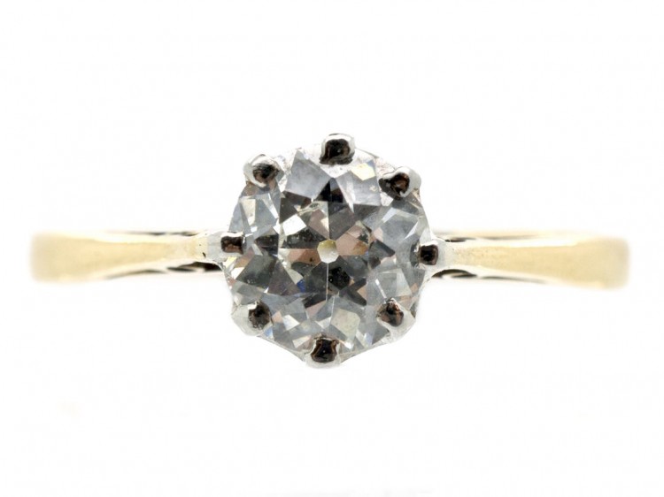 18ct Gold Diamond Solitaire Ring