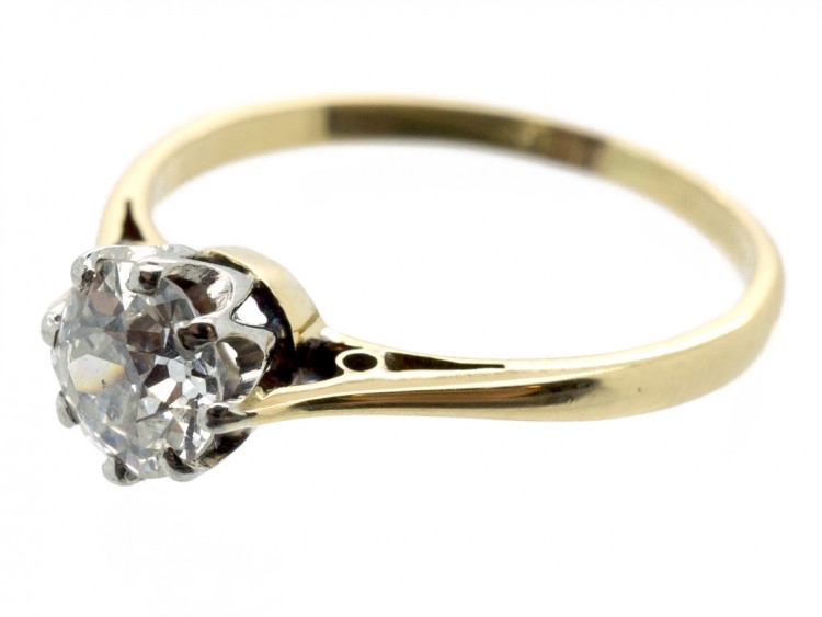18ct Gold Diamond Solitaire Ring