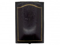 Victorian 18ct Gold & Blonde Tortoiseshell Cross in the Original Case