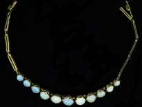 Edwardian 9ct Gold & Opal Bracelet