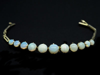 Edwardian 9ct Gold & Opal Bracelet