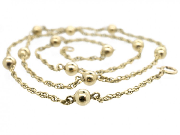9ct Gold Bobbles Chain