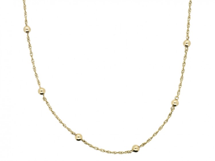 9ct Gold Bobbles Chain