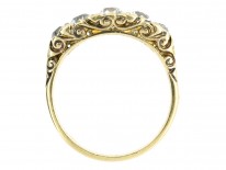 Victorian Five Stone Old Mine Cut Diamond Ring