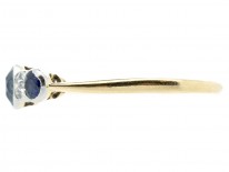 Five Stone 18ct Gold Diamond & Sapphire Ring