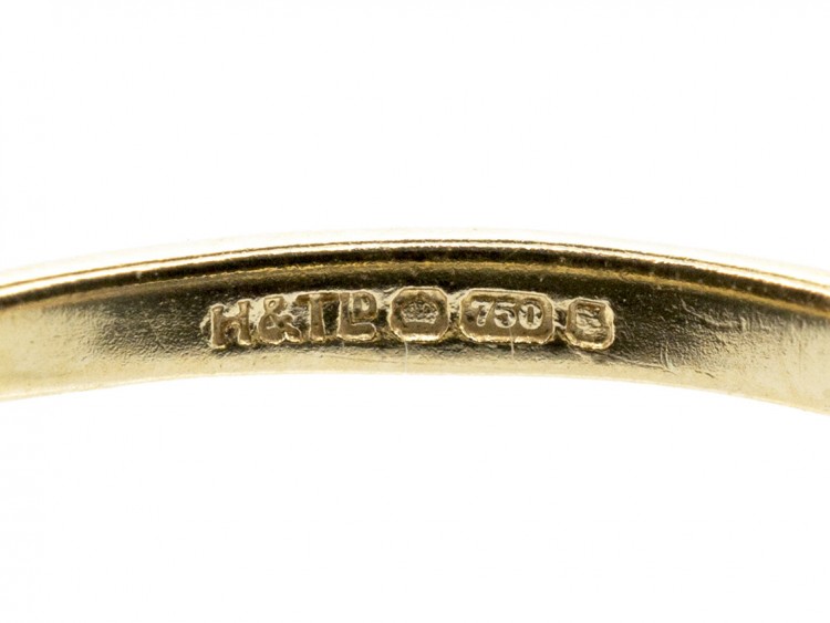 Five Stone 18ct Gold Diamond & Sapphire Ring