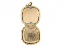 Georgian Engraved Gold Cased Locket